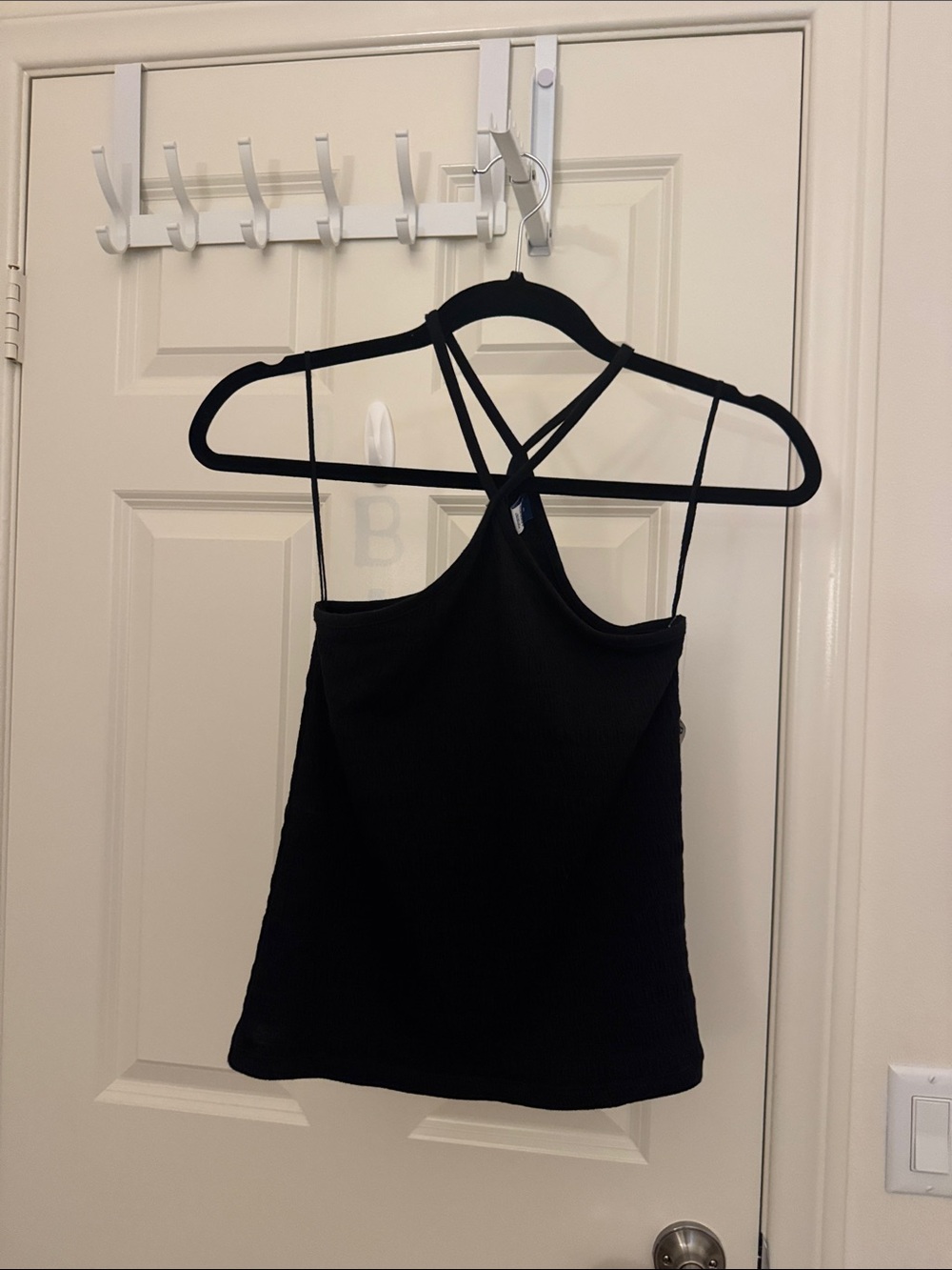 Old Navy Women's Black Strappy Halter Neck Tank Top